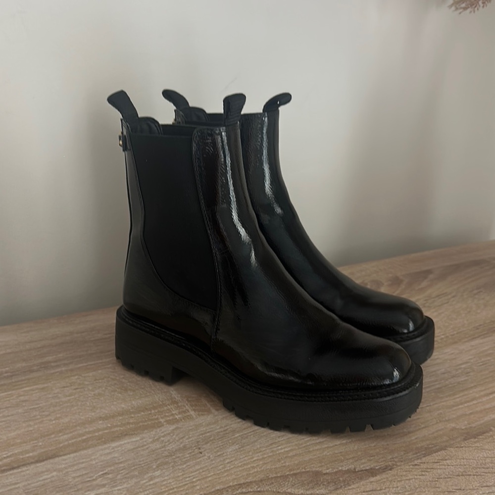Sam Edelman Patent Leather Chelsea Boot